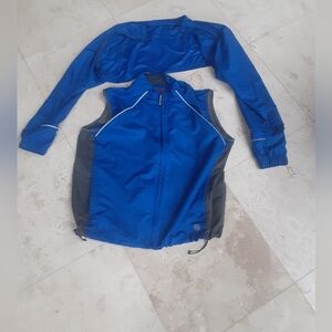 Convertible Cycling Wind Jacket By REI Novara, Zip Detachable Bolero, LIKE NEW!